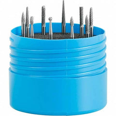 SGS Pro - Burr Sets Head Shape: Cylinder; Ball; Ball Nose Cylinder; Ball Nose Tree; Oval; (2) Pointed Tree; Flame; Ball Nose Cone; Cone Tooth Style: Double Cut - USA Tool & Supply