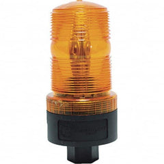 Railhead Corporation - Strobe & Flashing Lights Light Type: Single; Double; Quad; Revolving Lens Color: Amber - USA Tool & Supply