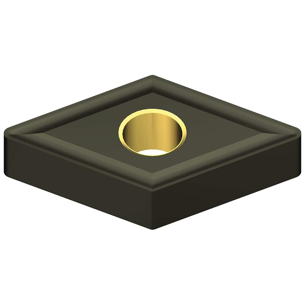 DNMG443EGZ-AC4010K Carbide Turning Insert Al2O3/TiCN Finish, 15.5mm Long, 1/2″ Inscribed Circle, 0.0472″ Corner Radius, 1/4″ Thick, 55° Included Angle, Series AC4000K