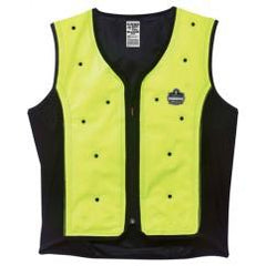 6685 M LIME DRY EVAP COOLING VEST - USA Tool & Supply