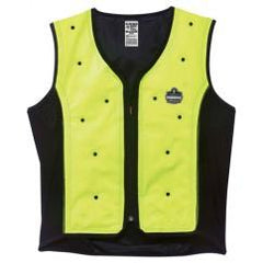 6685 3XL LIME DRY EVAP COOLING VEST - USA Tool & Supply