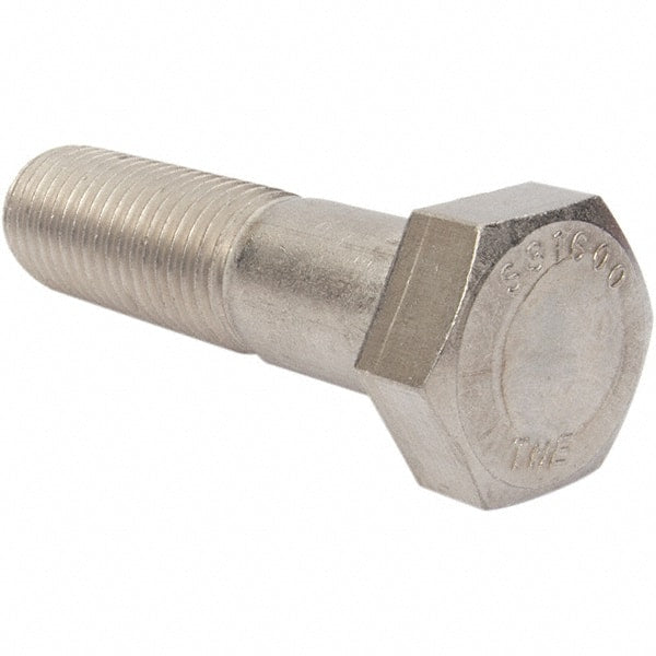 Value Collection - 1-8 3-1/2" Long Hex Head Cap Screw - USA Tool & Supply