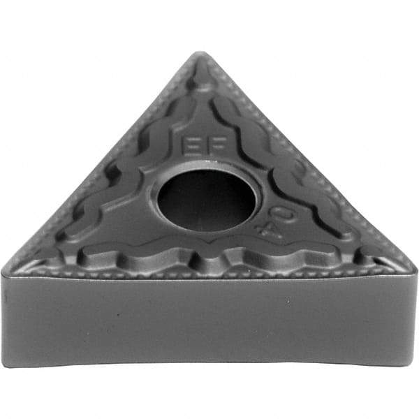 Sumitomo - TNMG332 EEF Grade AC5015S Carbide Turning Insert - TiAlSiN Finish, 60° Triangle, 3/8" Inscr Circle, 3/16" Thick, 0.0313" Corner Radius - USA Tool & Supply