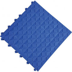 Ergo Advantage - 18" Long x 18" Wide x 1" Thick, Anti-Fatigue Modular Matting Anti-Fatigue Flooring - USA Tool & Supply