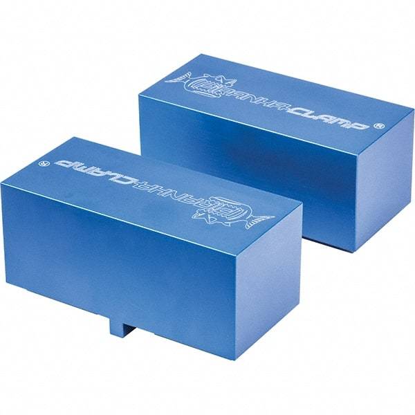 Piranha Clamp - Vise Jaw Sets Jaw Width (mm): 61.00 Set Type: Standard - USA Tool & Supply