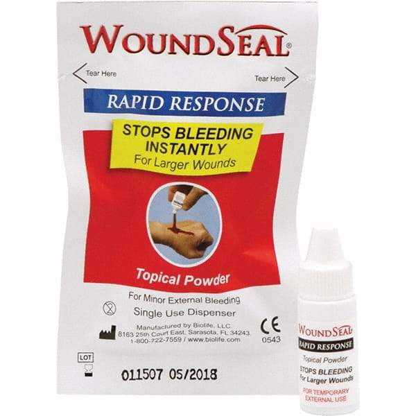 WoundSeal - Bandages & Dressings Type: Wound Care Bandage Material: Topical Powder - USA Tool & Supply