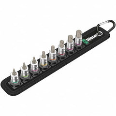 Wera - Hex & Torx Bit Socket Sets Type: Hex Bit Socket Set Drive Size: 1/4 - USA Tool & Supply