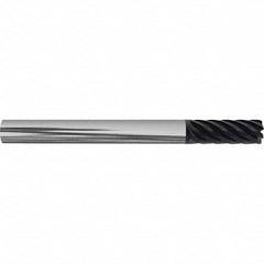 Accupro - 5/8" Diam 7 Flute Solid Carbide 0.09" Corner Radius End Mill - USA Tool & Supply