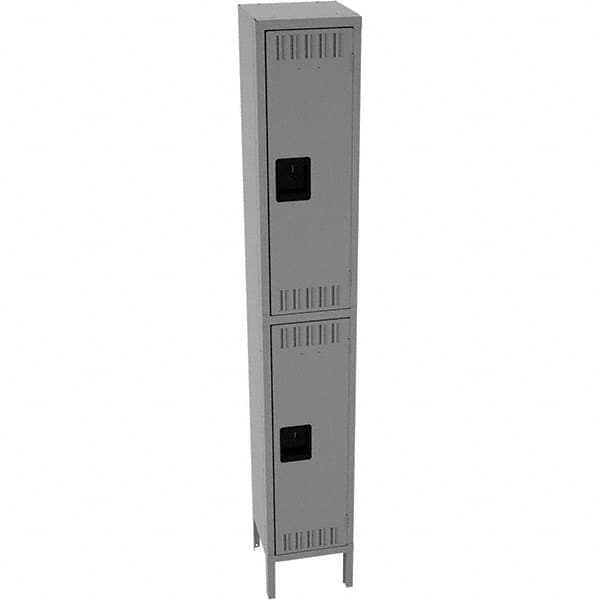 Tennsco - 2 Door, Double Tier, Locker - USA Tool & Supply