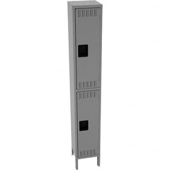 Tennsco - 2 Door, Double Tier, Locker - USA Tool & Supply