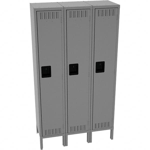 Tennsco - 3 Door, Single Tier, Locker - USA Tool & Supply