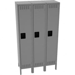 Tennsco - 3 Door, Single Tier, Locker - USA Tool & Supply