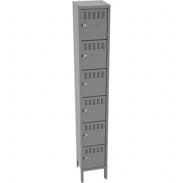 Tennsco - 6 Door, 6 Tier, Locker - USA Tool & Supply