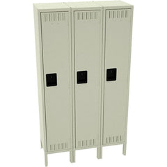 Tennsco - 3 Door, Single Tier, Locker - USA Tool & Supply