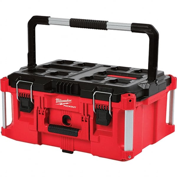 Milwaukee Tool - PACKOUT 1 Compartment 1 Tray Portable Tool Box - USA Tool & Supply