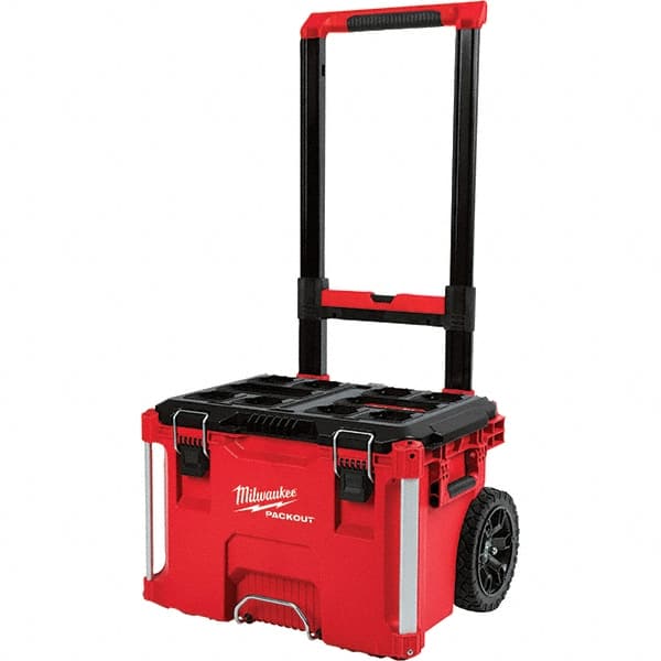 Milwaukee Tool - PACKOUT 1 Compartment 1 Tray Rolling Tool Box - USA Tool & Supply