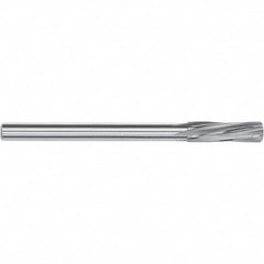 Magafor - 12.3mm Solid Carbide 6 Flute Chucking Reamer - USA Tool & Supply