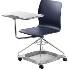 NPS - Swivel & Adjustable Office Chairs   Type: Mobile Tablet Chair    Color: Blue - USA Tool & Supply