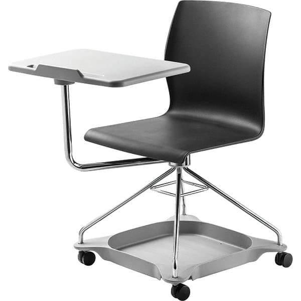 NPS - Swivel & Adjustable Office Chairs   Type: Mobile Tablet Chair    Color: Black - USA Tool & Supply