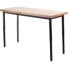 NPS - Stationary Tables Type: Utility Tables Material: Wood; Steel - USA Tool & Supply