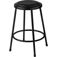 NPS - Stationary Stools Type: Fixed Height Stool Base Type: Steel - USA Tool & Supply