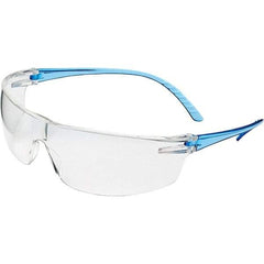 Uvex - Clear Lenses, Frameless Safety Glasses - Anti-Fog, Size Universal, Wrap Around - USA Tool & Supply