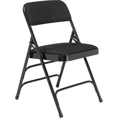 NPS - Folding Chairs Pad Type: Folding Chair w/Fabric Padded Seat Material: Steel - USA Tool & Supply