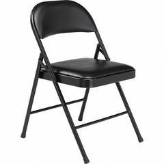 NPS - Folding Chairs Pad Type: Folding Chair w/Vinyl Padded Seat Material: Steel - USA Tool & Supply