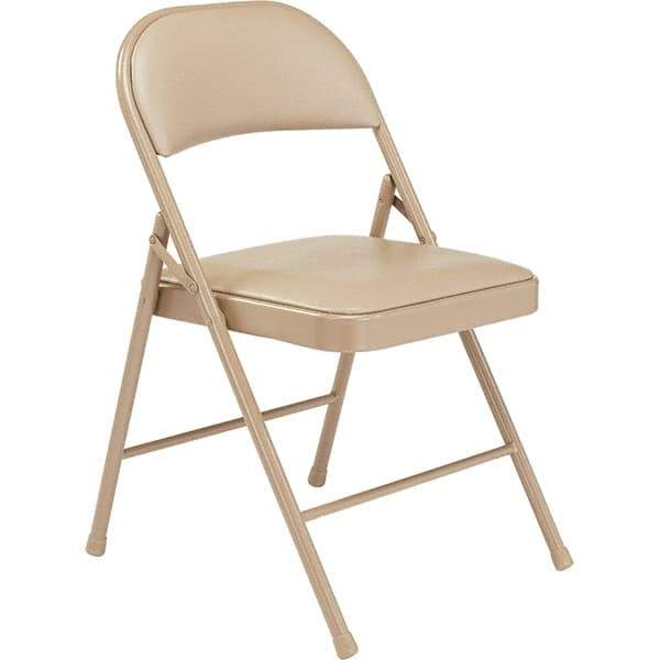 NPS - Folding Chairs Pad Type: Folding Chair w/Vinyl Padded Seat Material: Steel - USA Tool & Supply