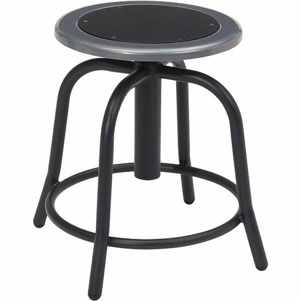 NPS - Swivel & Adjustable Stools Type: Adjustable Height Swivel Stool Base Type: Steel - USA Tool & Supply