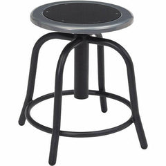NPS - Swivel & Adjustable Stools Type: Adjustable Height Swivel Stool Base Type: Steel - USA Tool & Supply