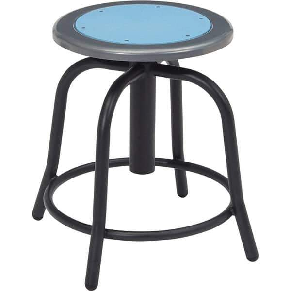 NPS - Swivel & Adjustable Stools Type: Adjustable Height Swivel Stool Base Type: Steel - USA Tool & Supply