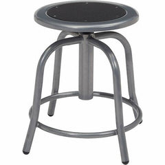 NPS - Swivel & Adjustable Stools Type: Adjustable Height Swivel Stool Base Type: Steel - USA Tool & Supply