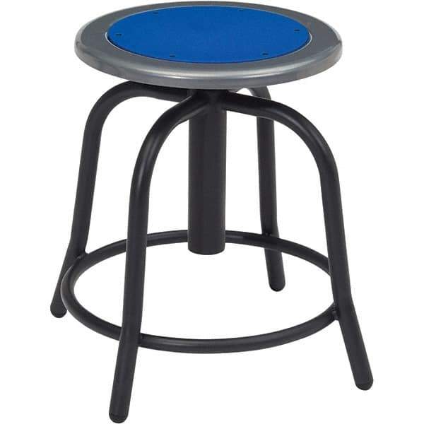 NPS - Swivel & Adjustable Stools Type: Adjustable Height Swivel Stool Base Type: Steel - USA Tool & Supply