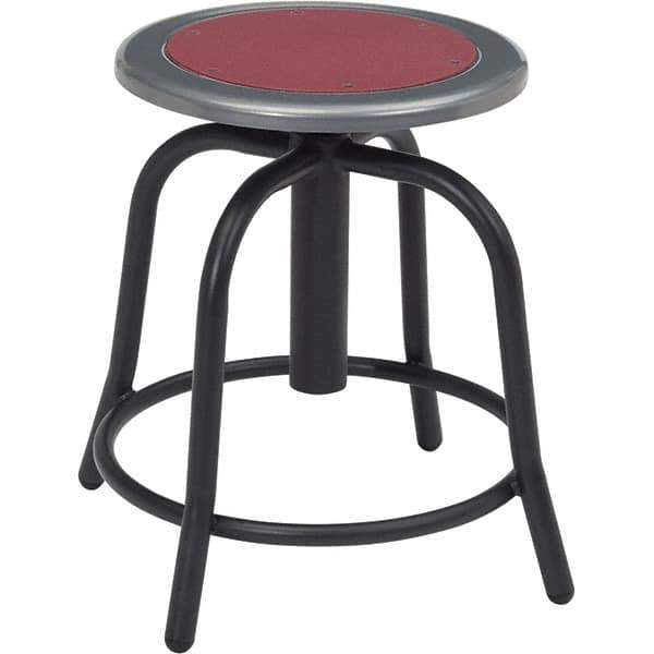NPS - Swivel & Adjustable Stools Type: Adjustable Height Swivel Stool Base Type: Steel - USA Tool & Supply