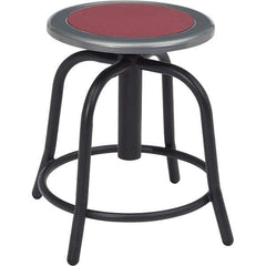 NPS - Swivel & Adjustable Stools Type: Adjustable Height Swivel Stool Base Type: Steel - USA Tool & Supply