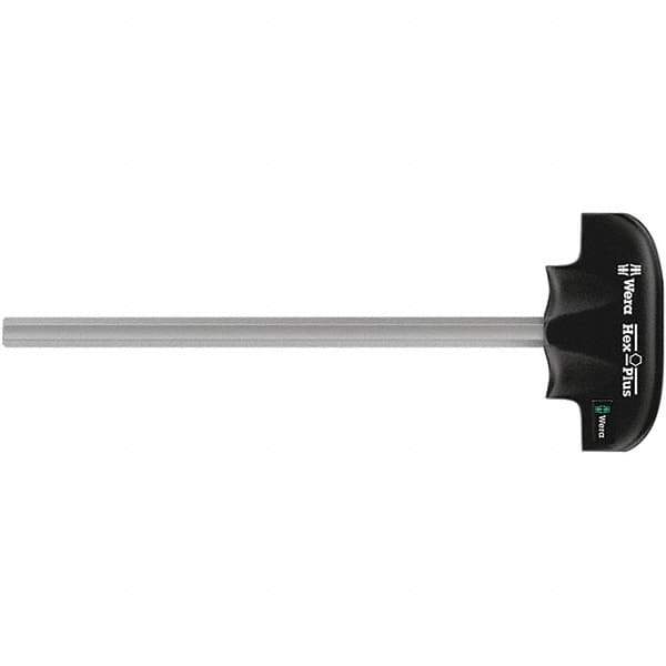 Wera - 6mm Standard Hex Driver - 350mm Blade Length, T Handle, 394mm OAL - USA Tool & Supply