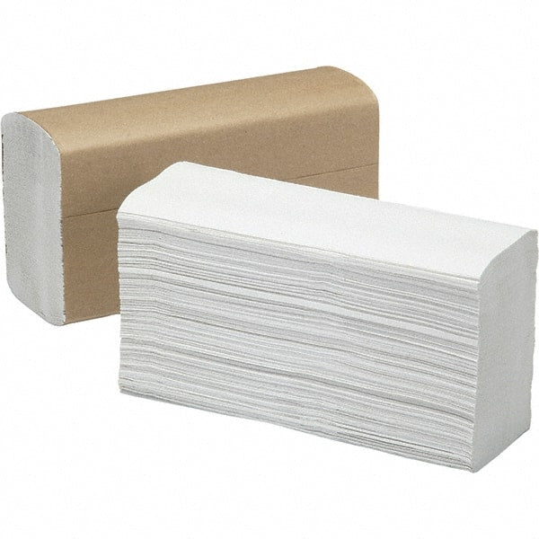 Ability One - 1 Ply White C-Fold Paper Towels - USA Tool & Supply