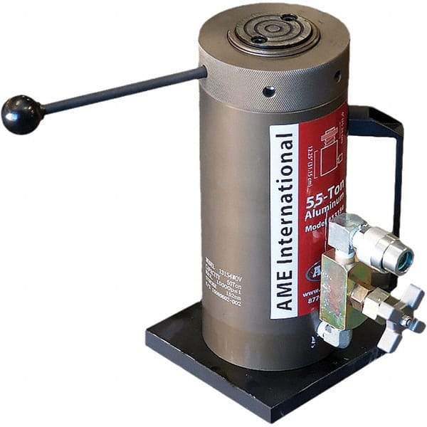 AME International - Portable Hydraulic Cylinders Type: Single Acting Load Capacity (Ton): 50 (Inch) - USA Tool & Supply
