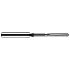 Chucking Reamer: 0.061″ Dia, 2″ OAL, 7/16″ Flute Length, Straight Shank, Solid Carbide 4 Flute