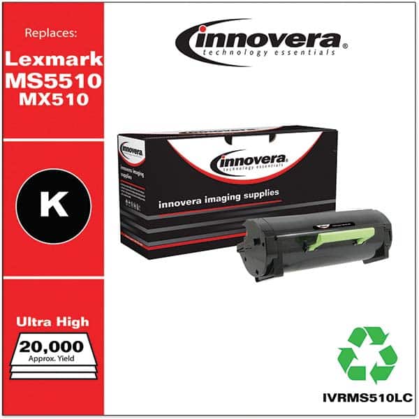 innovera - Office Machine Supplies & Accessories For Use With: Lexmark MS510DN, MS610DE, MS610DN, MS610DTE, MS610DTN, MX510DE, MX510DTE, MX511DE, MX511DHE, MX511DTE, MX610DE, MX611DE, MX611DFE, MX611DHE, MX611DTE Nonflammable: No - USA Tool & Supply