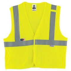 8260FRHL 4/5XL LIME FR VEST - USA Tool & Supply