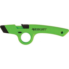 Westcott - Utility Knives, Snap Blades & Box Cutters Type: Safety Utility Knife Blade Type: Retractable - USA Tool & Supply