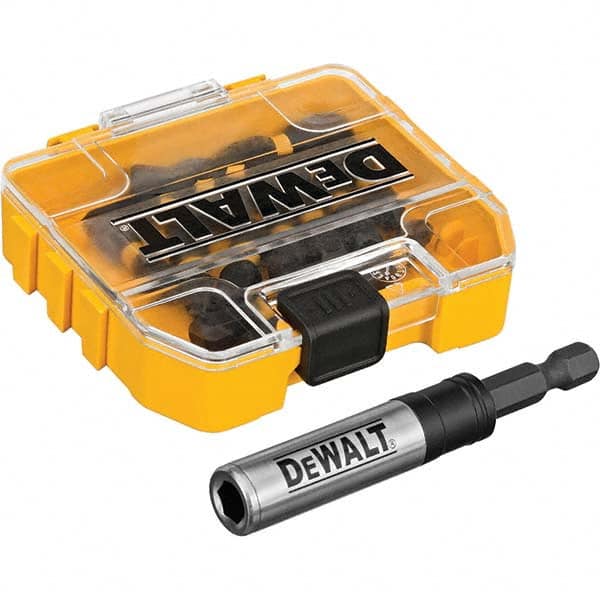 DeWALT - Power & Impact Screwdriver Bit Sets Point Type: Phillips Drive Size: 0.25 - USA Tool & Supply