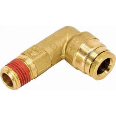 Parker - Metal Push-To-Connect Tube Fittings Type: 90 Degree Elbow Tube Outside Diameter (Inch): 0.625 - USA Tool & Supply