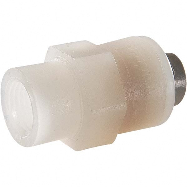 Parker - Plastic Push-To-Connect Tube Fittings Type: Female Connector Tube Outside Diameter (Inch): 1/2 x 3/8 - USA Tool & Supply