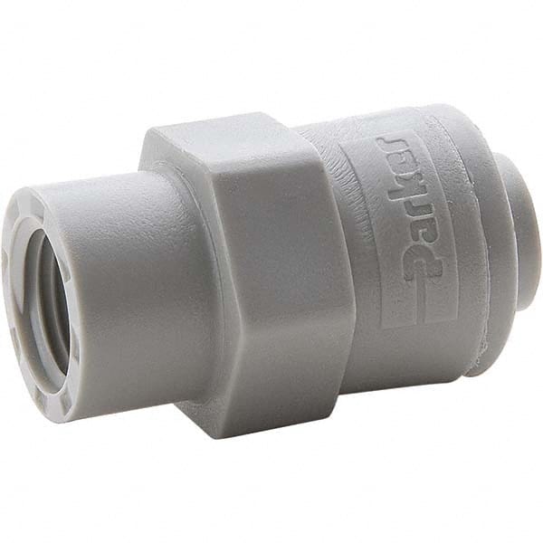 Parker - Plastic Push-To-Connect Tube Fittings Type: Female Connector Tube Outside Diameter (Inch): 5/16 x 1/4 - USA Tool & Supply