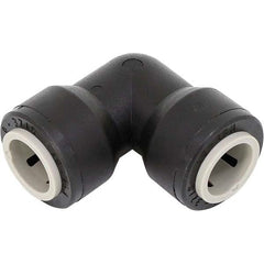 Parker - Plastic Push-To-Connect Tube Fittings Type: Bulkhead Union Tube Outside Diameter (Inch): 3/8 x 3/8 - USA Tool & Supply