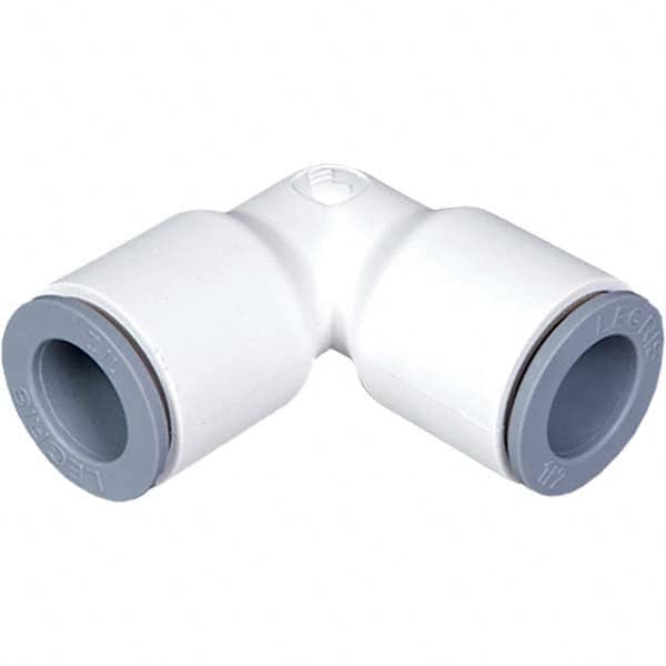 Parker - Plastic Push-To-Connect Tube Fittings Type: Union Elbow Tube Outside Diameter (Inch): 1/4 x 3/8 - USA Tool & Supply