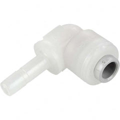 Parker - Plastic Push-To-Connect Tube Fittings Type: Tube Elbow Barb Connector Tube Outside Diameter (Inch): 1/2 x 1/2 - USA Tool & Supply